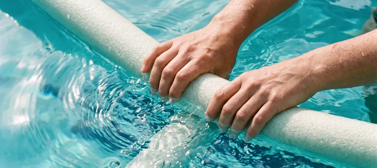 Una lezione di acquapilates a GiZeta Sport, Lago di Como