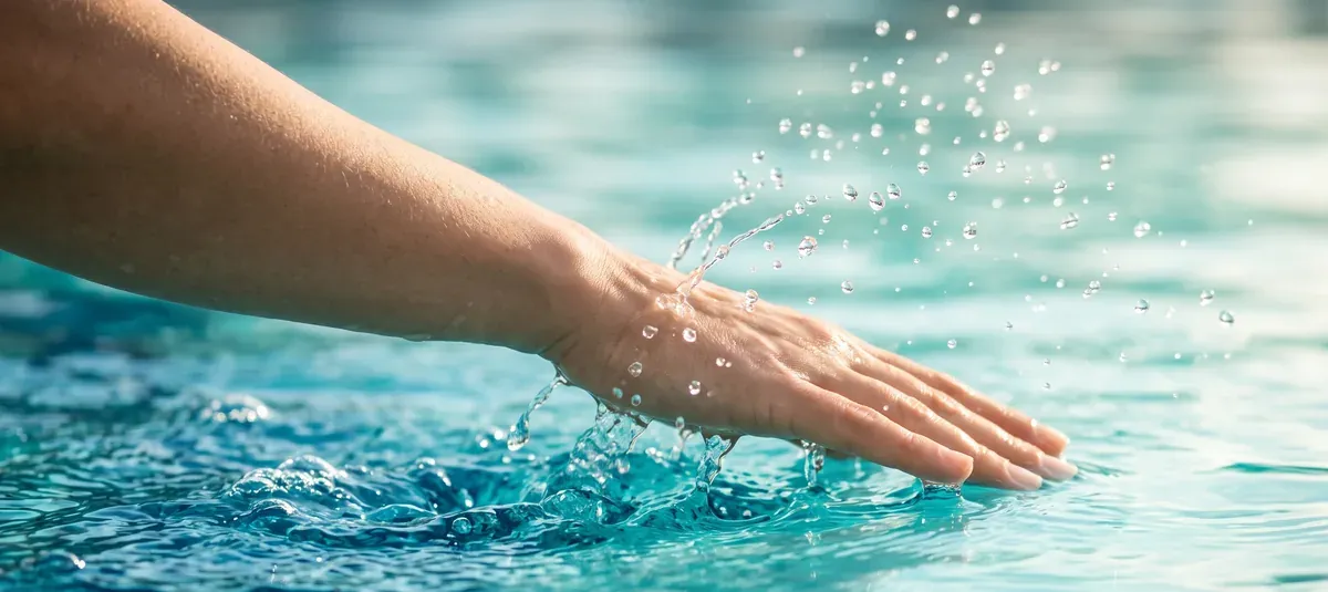 Una lezione di corsi di nuoto adulti a GiZeta Sport, Lago di Como